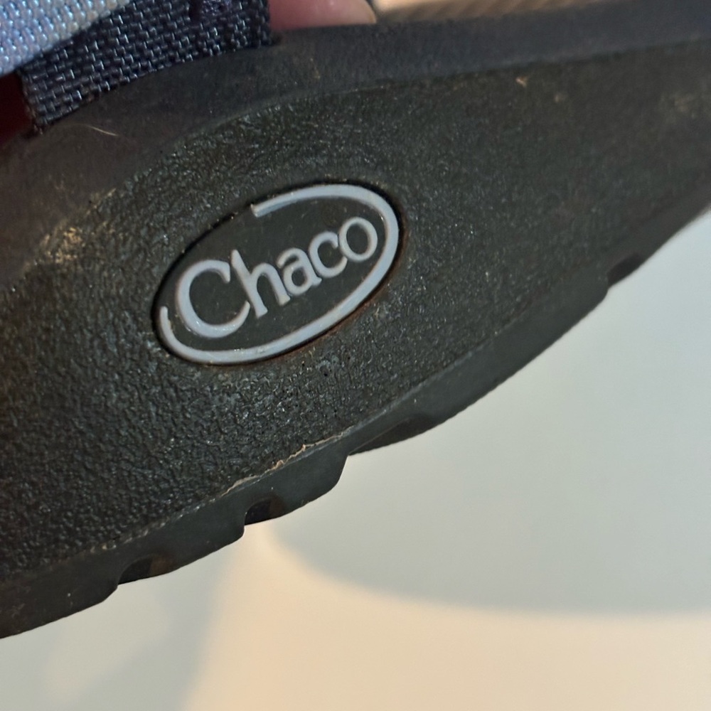 Chaco Cloud Sz7 Blue Patterned Strappy Sandals - image 8